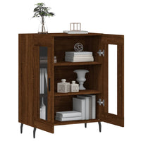 Thumbnail for Sideboard Braun Eichen-Optik 69,5x34x90 cm Holzwerkstoff