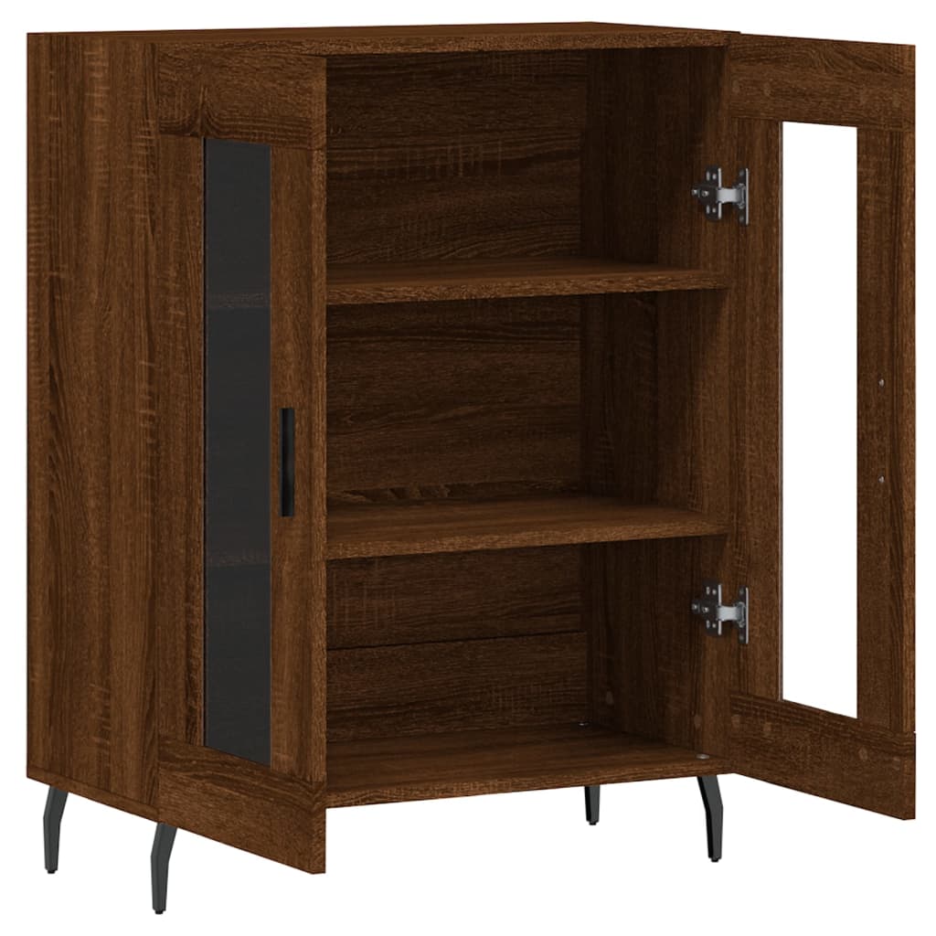 Sideboard Braun Eichen-Optik 69,5x34x90 cm Holzwerkstoff