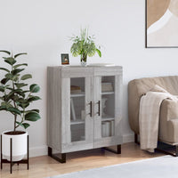 Thumbnail for Sideboard Grau Sonoma 69,5x34x90 cm Holzwerkstoff