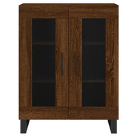 Thumbnail for Sideboard Braun Eichen-Optik 69,5x34x90 cm Holzwerkstoff