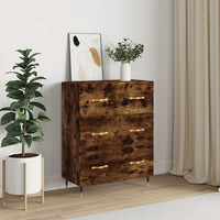 Thumbnail for Sideboard Räuchereiche 69,5x34x90 cm Holzwerkstoff