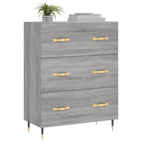 Thumbnail for Sideboard Grau Sonoma 69,5x34x90 cm Holzwerkstoff