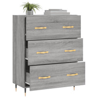 Thumbnail for Sideboard Grau Sonoma 69,5x34x90 cm Holzwerkstoff