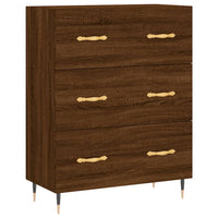 Thumbnail for Sideboard Braun Eichen-Optik 69,5x34x90 cm Holzwerkstoff