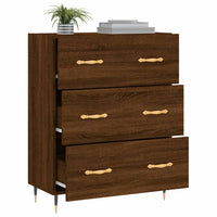 Thumbnail for Sideboard Braun Eichen-Optik 69,5x34x90 cm Holzwerkstoff