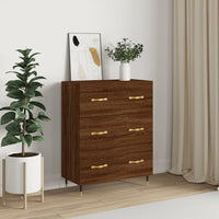 Thumbnail for Sideboard Braun Eichen-Optik 69,5x34x90 cm Holzwerkstoff