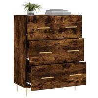 Thumbnail for Sideboard Räuchereiche 69,5x34x90 cm Holzwerkstoff