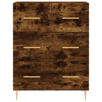 Thumbnail for Sideboard Räuchereiche 69,5x34x90 cm Holzwerkstoff