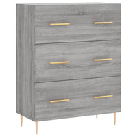 Thumbnail for Sideboard Grau Sonoma 69,5x34x90 cm Holzwerkstoff