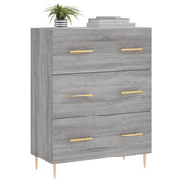 Thumbnail for Sideboard Grau Sonoma 69,5x34x90 cm Holzwerkstoff