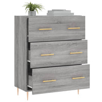 Thumbnail for Sideboard Grau Sonoma 69,5x34x90 cm Holzwerkstoff