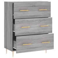 Thumbnail for Sideboard Grau Sonoma 69,5x34x90 cm Holzwerkstoff