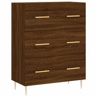 Thumbnail for Sideboard Braun Eichen-Optik 69,5x34x90 cm Holzwerkstoff