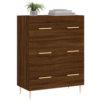 Thumbnail for Sideboard Braun Eichen-Optik 69,5x34x90 cm Holzwerkstoff