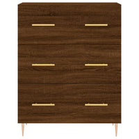 Thumbnail for Sideboard Braun Eichen-Optik 69,5x34x90 cm Holzwerkstoff