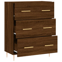 Thumbnail for Sideboard Braun Eichen-Optik 69,5x34x90 cm Holzwerkstoff