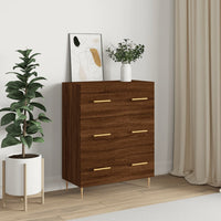 Thumbnail for Sideboard Braun Eichen-Optik 69,5x34x90 cm Holzwerkstoff