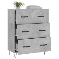 Thumbnail for Sideboard Betongrau 69,5x34x90 cm Holzwerkstoff