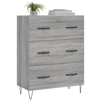 Thumbnail for Sideboard Grau Sonoma 69,5x34x90 cm Holzwerkstoff