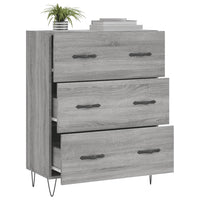Thumbnail for Sideboard Grau Sonoma 69,5x34x90 cm Holzwerkstoff