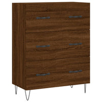 Thumbnail for Sideboard Braun Eichen-Optik 69,5x34x90 cm Holzwerkstoff