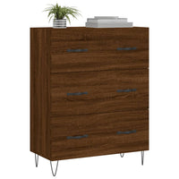 Thumbnail for Sideboard Braun Eichen-Optik 69,5x34x90 cm Holzwerkstoff