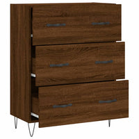 Thumbnail for Sideboard Braun Eichen-Optik 69,5x34x90 cm Holzwerkstoff