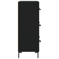 Thumbnail for Sideboard Schwarz 69,5x34x90 cm Holzwerkstoff