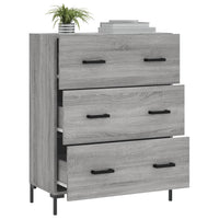 Thumbnail for Sideboard Grau Sonoma 69,5x34x90 cm Holzwerkstoff
