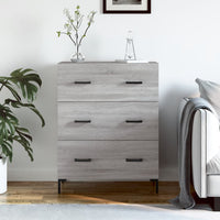 Thumbnail for Sideboard Grau Sonoma 69,5x34x90 cm Holzwerkstoff