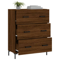 Thumbnail for Sideboard Braun Eichen-Optik 69,5x34x90 cm Holzwerkstoff