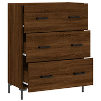 Thumbnail for Sideboard Braun Eichen-Optik 69,5x34x90 cm Holzwerkstoff