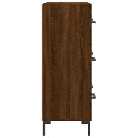 Thumbnail for Sideboard Braun Eichen-Optik 69,5x34x90 cm Holzwerkstoff