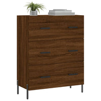 Thumbnail for Sideboard Braun Eichen-Optik 69,5x34x90 cm Holzwerkstoff