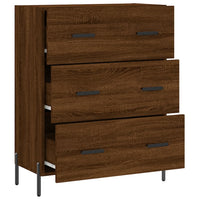 Thumbnail for Sideboard Braun Eichen-Optik 69,5x34x90 cm Holzwerkstoff