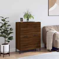 Thumbnail for Sideboard Braun Eichen-Optik 69,5x34x90 cm Holzwerkstoff