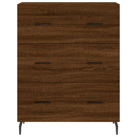 Thumbnail for Sideboard Braun Eichen-Optik 69,5x34x90 cm Holzwerkstoff