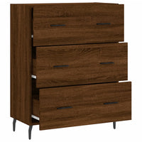Thumbnail for Sideboard Braun Eichen-Optik 69,5x34x90 cm Holzwerkstoff