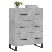 Thumbnail for Sideboard Betongrau 69,5x34x90 cm Holzwerkstoff