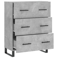 Thumbnail for Sideboard Betongrau 69,5x34x90 cm Holzwerkstoff