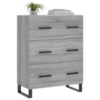 Thumbnail for Sideboard Grau Sonoma 69,5x34x90 cm Holzwerkstoff