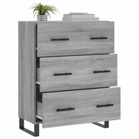 Thumbnail for Sideboard Grau Sonoma 69,5x34x90 cm Holzwerkstoff