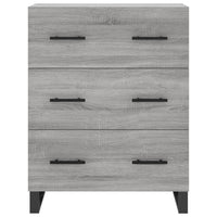 Thumbnail for Sideboard Grau Sonoma 69,5x34x90 cm Holzwerkstoff