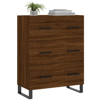Thumbnail for Sideboard Braun Eichen-Optik 69,5x34x90 cm Holzwerkstoff