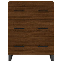 Thumbnail for Sideboard Braun Eichen-Optik 69,5x34x90 cm Holzwerkstoff