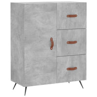 Thumbnail for Sideboard Betongrau 69,5x34x90 cm Holzwerkstoff