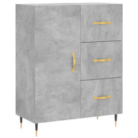 Thumbnail for Sideboard Betongrau 69,5x34x90 cm Holzwerkstoff