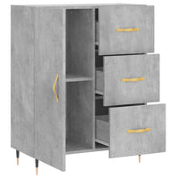 Thumbnail for Sideboard Betongrau 69,5x34x90 cm Holzwerkstoff