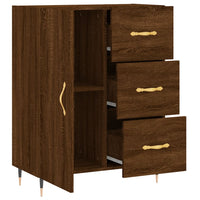 Thumbnail for Sideboard Braun Eichen-Optik 69,5x34x90 cm Holzwerkstoff