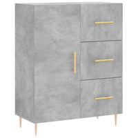 Thumbnail for Sideboard Betongrau 69,5x34x90 cm Holzwerkstoff